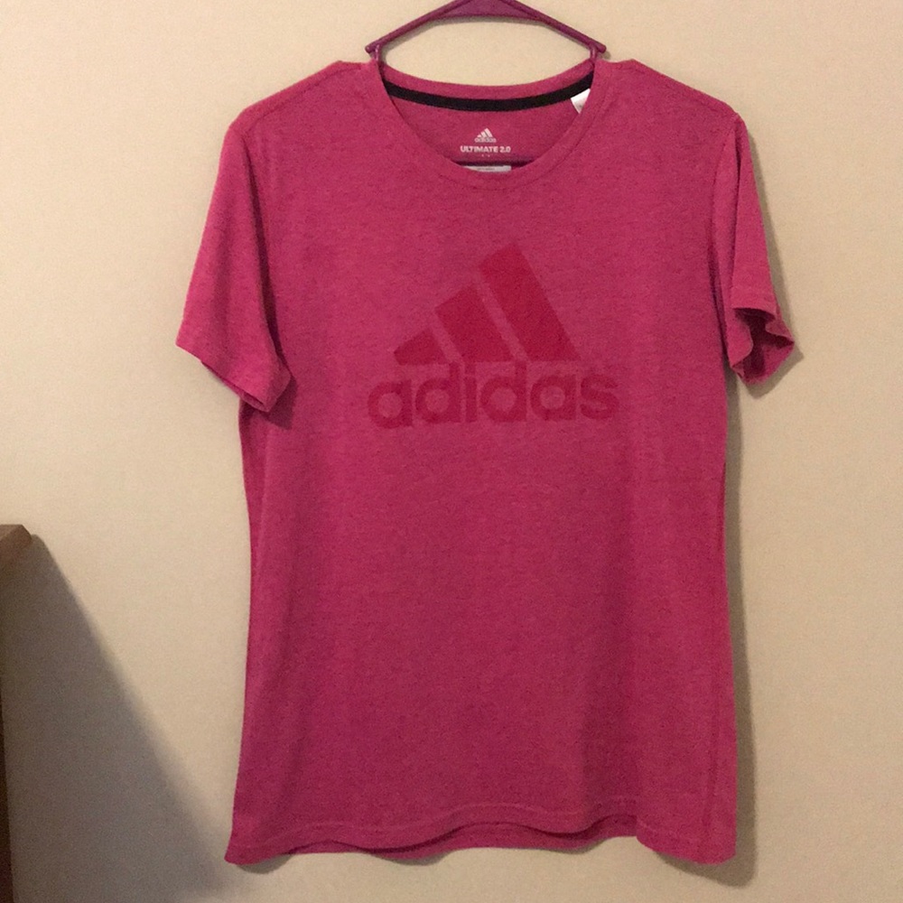 Pink Adidas short sleeve